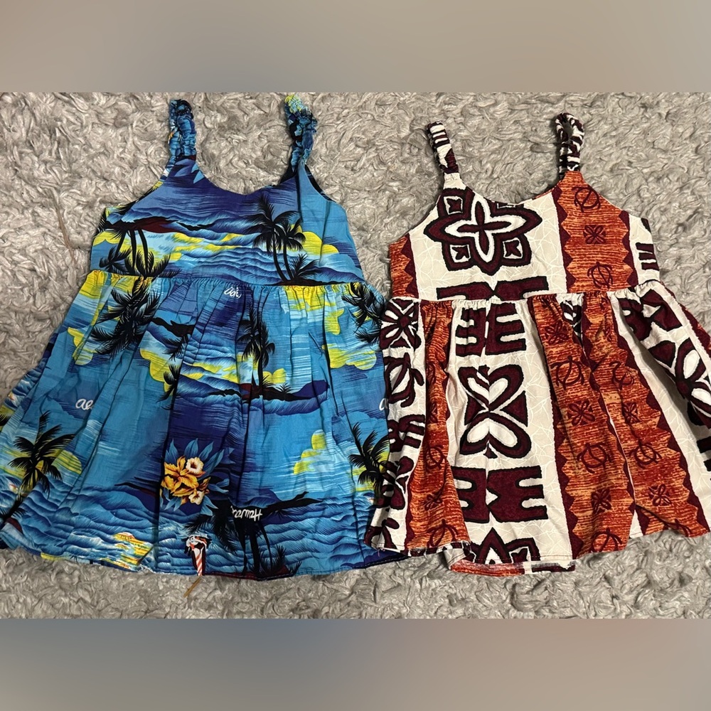 Baby Hawaiian Dresses - 12 months